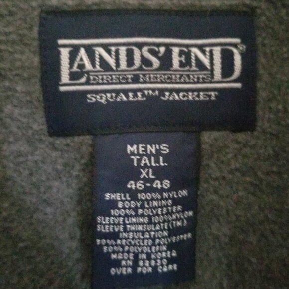 Vtg Lands End Polartec Men's Purple Jacket Sz XL (46-48) Tall - Picture 5 of 5